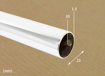 Brass Rod Rail, Dimensions