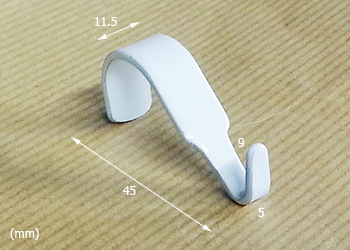 Moulding Hook Small, Dimensions