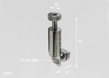 Security Screw Hook, Dimensions