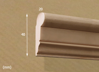 Traditional Wood Rail, Dimensions