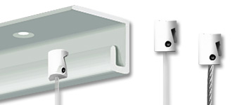 Cylinder Anchor with Perlon Cord, Steel Cable